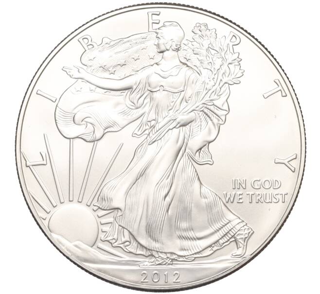 Монета 1 доллар 2012 года США «Шагающая Свобода» (Артикул M2-74543)