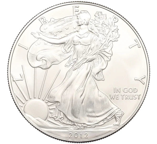 Монета 1 доллар 2012 года США «Шагающая Свобода» (Артикул M2-74550)