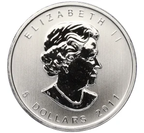 5 долларов 2011 года Канада «Природа Канады — Гризли»