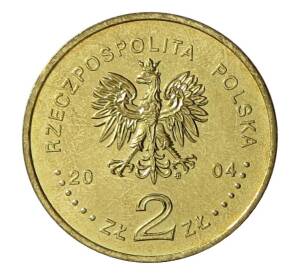 2 злотых 2004 года Польша «История польского злотого — 1 злотый 1924 года» — Фото №2