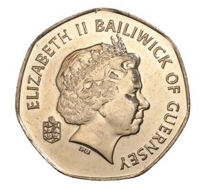 20 пенсов 2009 года Гернси — Фото №2
