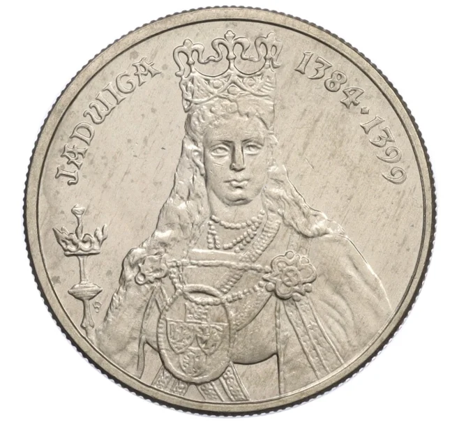 Монета 100 злотых 1988 года Польша «Польские правители — Королева Ядвига» (Артикул K12-18317)