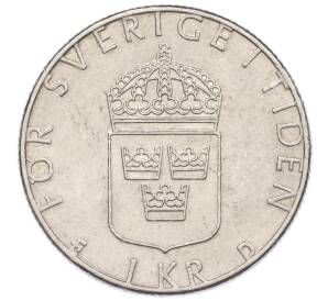 1 крона 1989 года Швеция