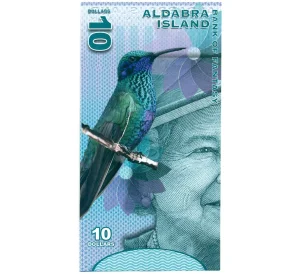 10 долларов 2018 года Остров Альдабра