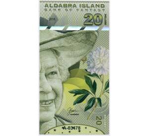 20 долларов 2018 года Остров Альдабра