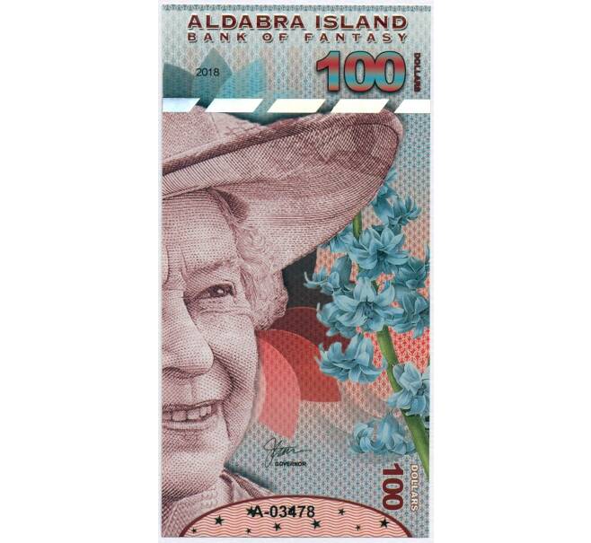 100 долларов 2018 года Остров Альдабра (Артикул K12-18462)