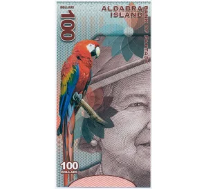 100 долларов 2018 года Остров Альдабра