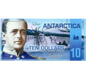 10 антарктических долларов 2009 года Антарктика