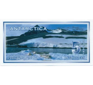 5 антарктических долларов 2001 года Антарктика