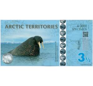 3 1/2 полярного доллара 2014 года Арктические территории