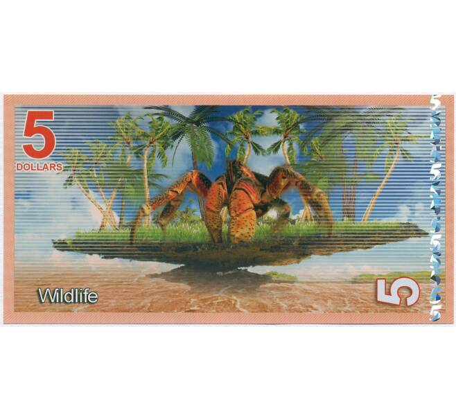 5 долларов 2017 года Остров Альдабра (Артикул K12-18520)