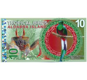 10 долларов 2017 года Остров Альдабра