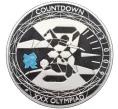 Монета 5 фунтов 2009 года Великобритания «XXX летние Олимпийские Игры в Лондоне 2012 — Плавание» (Артикул T11-08429)