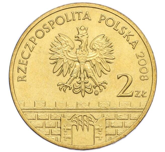 Монета 2 злотых 2008 года Польша «Древние города Польши — Лович» (Артикул K12-18627)