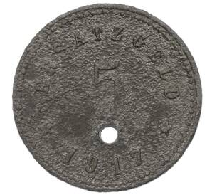 5 пфеннигов 1917 года Германия — город Мисбах (Нотгельд) — Фото №2