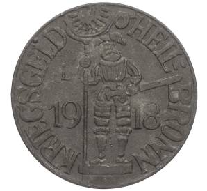 10 пфеннигов 1918 года Германия — город Хайльбронн (Нотгельд) — Фото №1