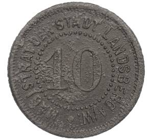 10 пфеннигов 1917 года Германия — город Ландсберг-ан-дер-Варте (Нотгельд) — Фото №1