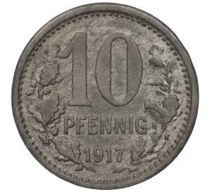 10 пфеннигов 1917 года Германия — город Изерлон (Нотгельд) — Фото №2