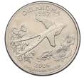Монета 1/4 доллара (25 центов) 2008 года P США «Штаты и территории — Штат Оклахома» (Артикул T11-08462)
