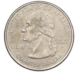 1/4 доллара (25 центов) 2008 года P США «Штаты и территории — Штат Оклахома»