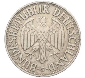 1 марка 1958 года G Западная Германия (ФРГ)