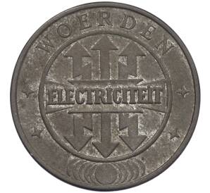 Жетон на оплату электриества 1942 года Нидерланды