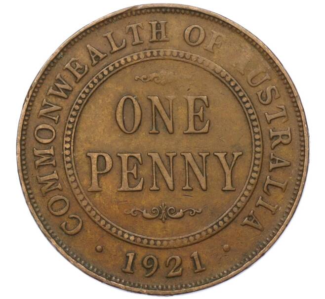 Монета 1 пенни 1921 года Австралия (Артикул M2-74609)
