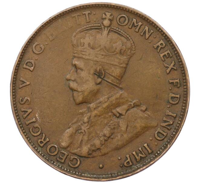 Монета 1 пенни 1921 года Австралия (Артикул M2-74609)