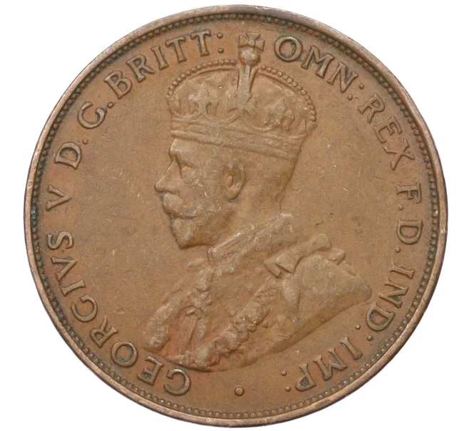 Монета 1 пенни 1933 года Австралия (Артикул M2-74639)