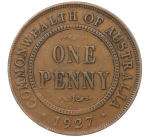 1 пенни 1927 года Австралия