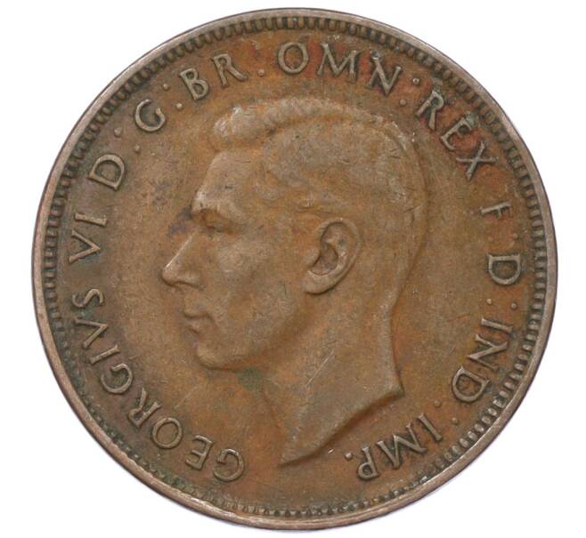 Монета 1/2 пенни 1938 года Австралия (Артикул M2-74651)
