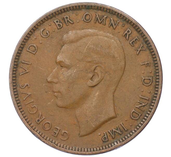 Монета 1/2 пенни 1938 года Австралия (Артикул M2-74656)