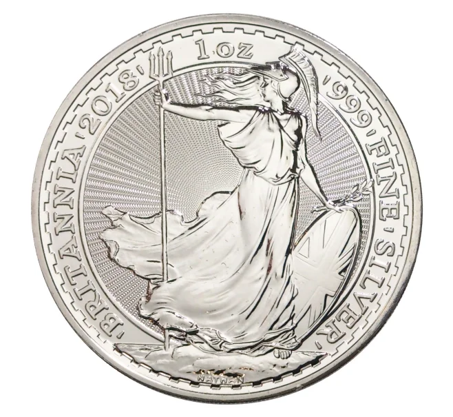 Монета 2 фунта 2018 года «Британия» (Артикул M2-7106)