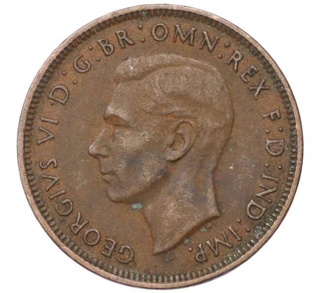 Монета 1/2 пенни 1938 года Австралия (Артикул M2-74660)