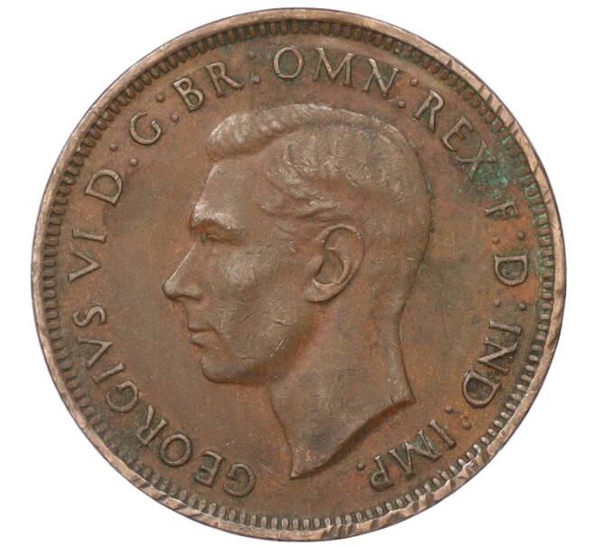 Монета 1/2 пенни 1938 года Австралия (Артикул M2-74662)