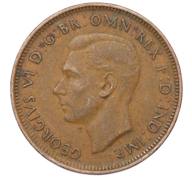 Монета 1/2 пенни 1938 года Австралия (Артикул M2-74663)