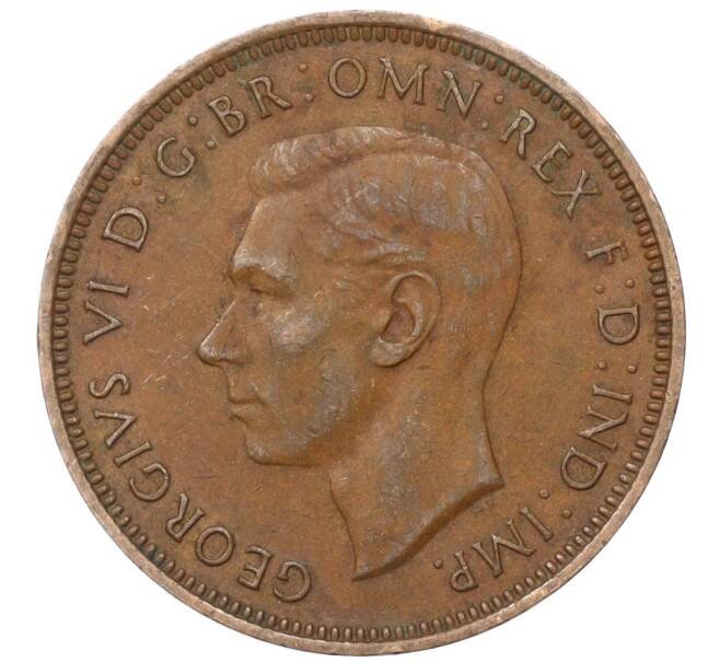 Монета 1/2 пенни 1938 года Австралия (Артикул M2-74665)