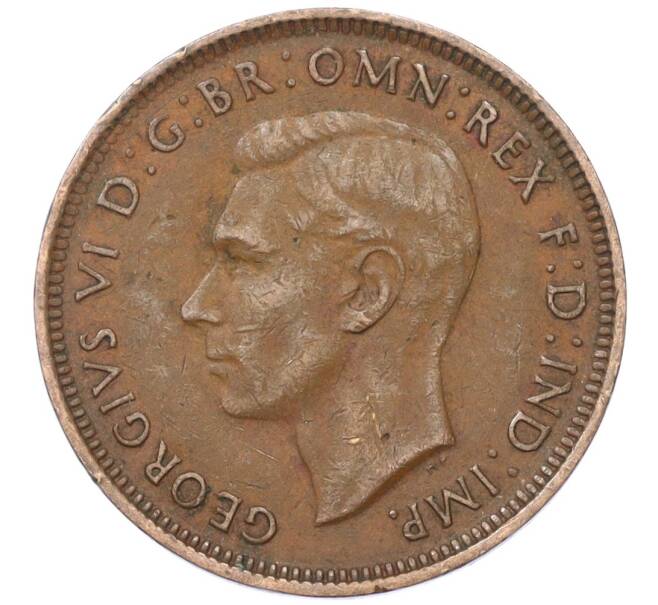 Монета 1/2 пенни 1938 года Австралия (Артикул M2-74666)
