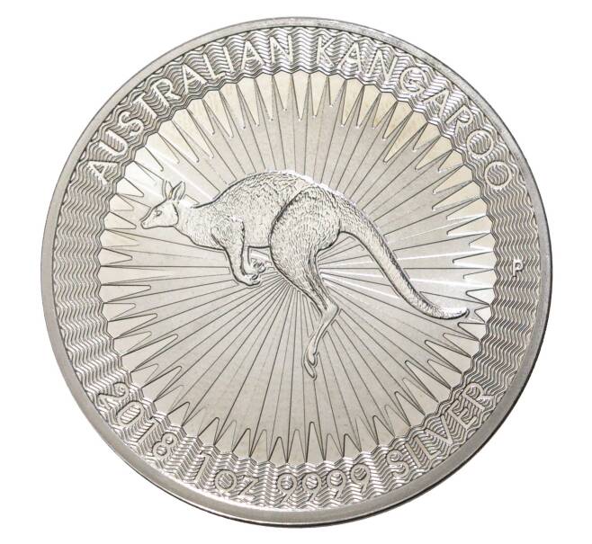 Монета 1 доллар 2018 года Австралия «Австралийский кенгуру» (Артикул M2-7107)