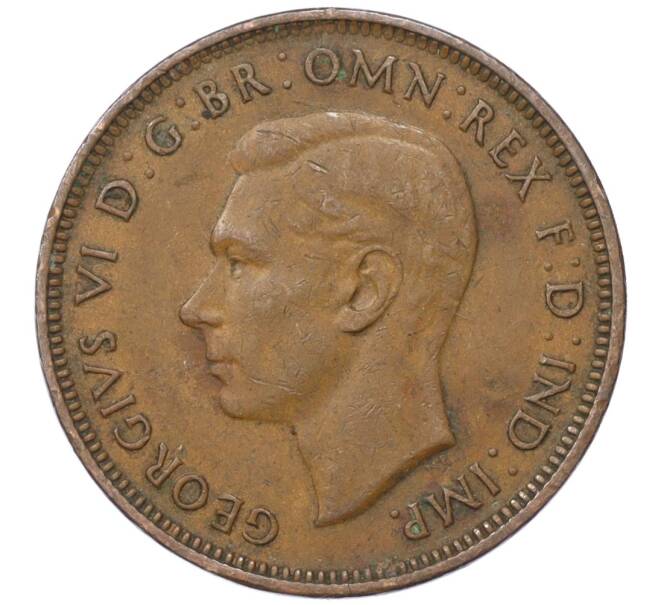 Монета 1/2 пенни 1938 года Австралия (Артикул M2-74671)
