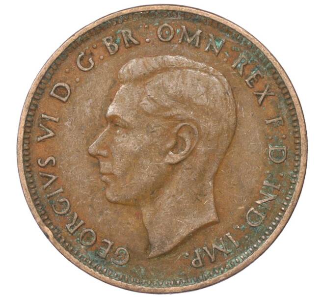 Монета 1/2 пенни 1938 года Австралия (Артикул M2-74674)