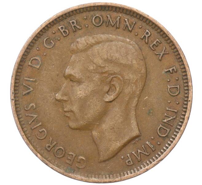 Монета 1/2 пенни 1938 года Австралия (Артикул M2-74676)