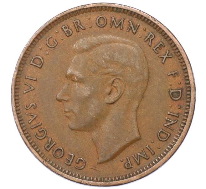 Монета 1/2 пенни 1938 года Австралия (Артикул M2-74680)