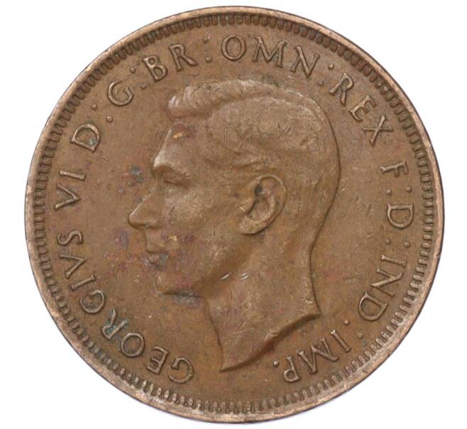 Монета 1/2 пенни 1938 года Австралия (Артикул M2-74683)
