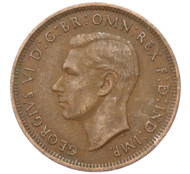 Монета 1/2 пенни 1938 года Австралия (Артикул M2-74685)