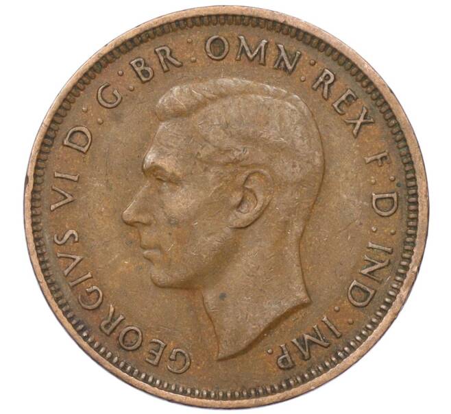 Монета 1/2 пенни 1938 года Австралия (Артикул M2-74686)