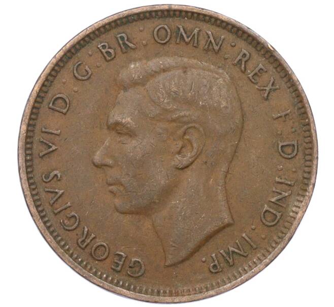 Монета 1/2 пенни 1938 года Австралия (Артикул M2-74688)