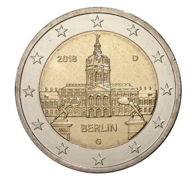 Монета 2 евро 2018 года G Германия «Федеральные земли Германии — Берлин» (Артикул M2-7122)