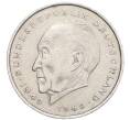 Монета 2 марки 1975 года J Западная Германия (ФРГ) «Конрад Аденауэр» (Артикул K12-18762)