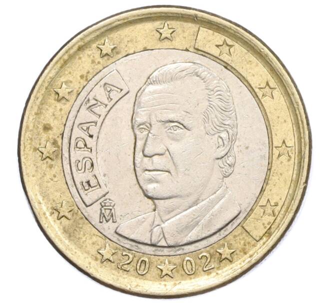 Монета 1 евро 2002 года Испания (Артикул K12-18775)